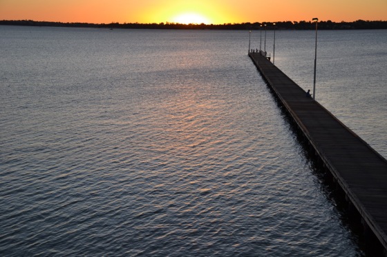 5. Sunset Como jetty Perth