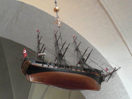 04 Danemark église maquette bateau
