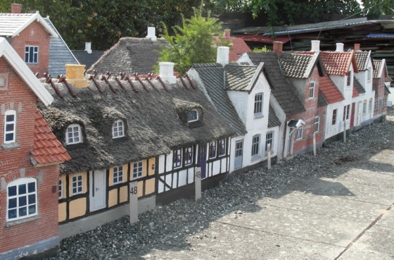 07 Danemark maisons traditionnelles maquette